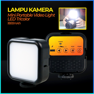 COD BLUELANS Lampu Kamera Mini Portable Video Light LED Tricolor 1800mAh WL62 / lampu lighting kame