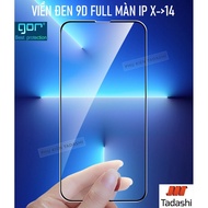 Gor 9D FULL SCREEN Tempered Glass for Iphone 14 Pro Max/ 13 Pro Max, 12 Pro Max/ 11 Pro Max/ Xs Max/