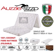 Aussie Sleep Safe Space Foldable Single Size 100% Full Coconut Fibre Mattress / Tilam (12 years Warr