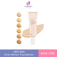 IMPLORA even Better Liquid Foundation with Pearl, Caviar, Collagen, Aloe Vera Extract | Durable & Bu