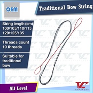 V Club Archery Traditional Bow String - 100cm-135cm - Nylon - Tali Busur Tradisional