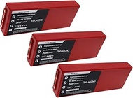 ChoyoqeR 3pcs BA213020 BA214061 Replacement Battery for HBC Radiomatic Spectrum 2 Radiomatic Spectru