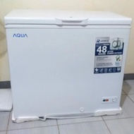 Chest Freezer Box AQUA AQF 220 FR 203 Liter Garansi Resmi