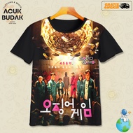 CHILDREN'S 3D SQUID GAME T-SHIRTS V2 3D SQUID GAME CHILDREN'S T-SHIRTS