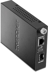 TRENDnet 10/100Mbps TX to 100Base-FX Dual-Wavelength Single-Mode Fiber Media Converter, Use with TFC