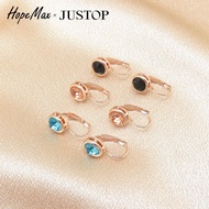 JUSTOP Fashion Retro Earrings Simple Diamond-Studded Zircon Earrings Diamond Earrings Earrings Earri