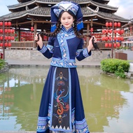 【MLM1】zhuang Ethnic Costume Women's Clothing March March March Three Ethnic Performance Costume