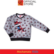 Mechamato Graphic Long Sleeve Sweater (Grey)/ 74450172