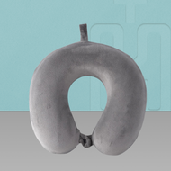 Hitchie U Shape Memory Foam Travel Car Neck Pillow Headrest Rest Travelling Airplane Bantal Tengkuk 