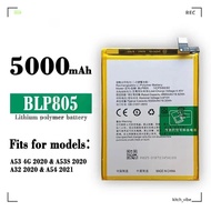 High Quality BLP805 Battery 5000mAh For OPPO A53 2020 A32 A54 A74 A53S A16 A16S Model