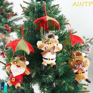 AINTP Parachute Pendant Lovely Snowman New Year Hanging Ornament