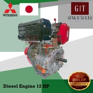 Mitsubishi Diesel Engine 12 HP 190F Highspeed Lowspeed Electric And Manual Start