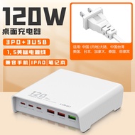 ชาร์จไฟเร็ว LDNIO 100W ชาร์จไฟ USB-C สำหรับโน้ตบุ๊กแท็บเล็ต ชาร์จไฟสำหรับเดินทาง ชาร์จไฟแบบอเนกประสง