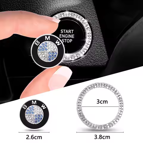 Car Engine Start Stop Switch Button Cover Ignition protect Cover For BMW E46 E90 E60 F30 F10 X2 X3 X