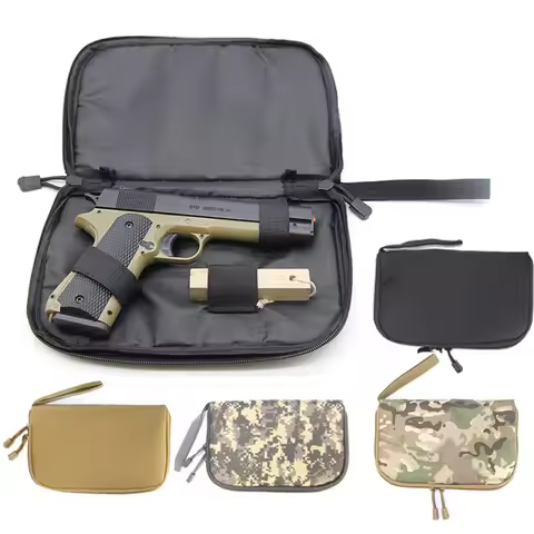 M9 Universal Tactical Pistol Bag Case for GL 17 19 Beretta Gun Bag Holster with Magazine Holder Shoc