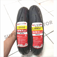 BAN LUAR ZENEOS 80/80, 90/80, 100/80, 140/70 RING 14 TYPE ZN62 BAN LUAR MATIC RING 14 TUBELESS