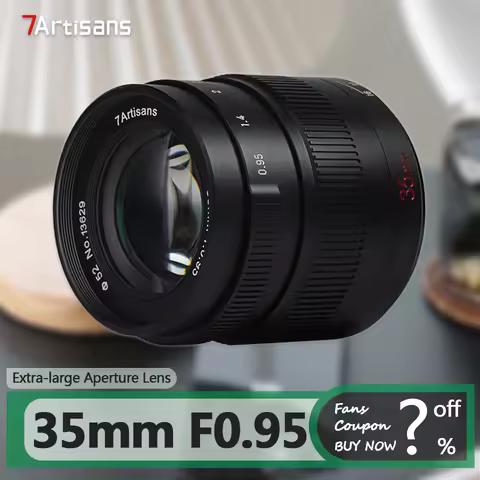 7artisans APS-C 35mm F0.95 Extra-large Aperture Portrait Camera Lens with E Nikon Z XF Canon EOS-M R