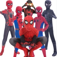 Spider-Man Costume For Adults & Kids Miles Morales & Far From Home Jumpsuit For Halloween Spiderman 