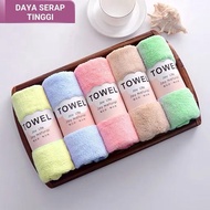 Face Towel Set of 5 Soft Plain Pattern SIZE 30X60 Soft Face Towel Souvenir Towel
