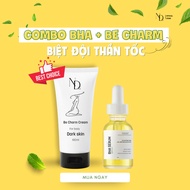 Combo Be Charm Cream 100ML & BHA Serum 8% ND 15ML Reduces Acne, Reduces Dark Body 6in1