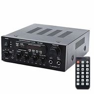 Mochatopia Bluetooth Amplifier 5.0 with Karaoke Input Jack， 2.0 Channel Power Amplifier Mini AV Rece