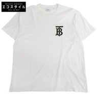 二手 Burberry TB Logo Monogram EMERSON TB T 卹，男款，白色，M 碼，8017485