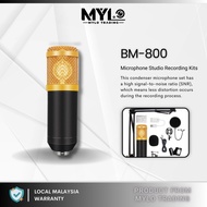 BM-800 / BM800 Condenser Microphone Bundle Studio Recording Broadcasting Mic Stand