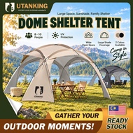 UtanKing™ Dome Tent 8-10 Person Khemah Camping Kanopi Outdoor Family Shelter Sunshade Canopy Foldabl