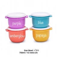 TUPPERWARE Star Bowl (1) 750ml - One Touch