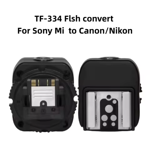 TF-334 Hot Shoe Adapter Converter Pure Copper Contact Points For Sony Mi A7S A7R A7II A9 A6300 to Ca