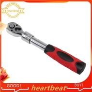 [Hot-Sale] Flexible Head 1/4 Inch Drive 180 Degree Ratchet Spanner Reversible 72 Teeth Extendable So