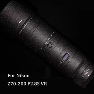 Z 70-200 2.8 Pelekat Vinyl Balut Filem Lensa Badan Pelindung Pelekat Pelindung Kot untuk Nikon Z 70-