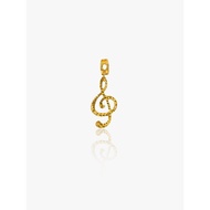 916 Gold Melody Charm