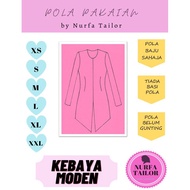 POLA BAJU KEBAYA MODEN | POLA BAJU