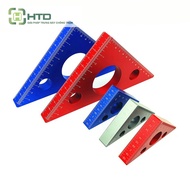 Triangular multi-purpose ruler, 90 degree, 45 degree angle measurement