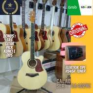Gitar Akustik Elektrik Calao Tipe CA4029C Original Best Import High Quality with Equalizer Tuner uku