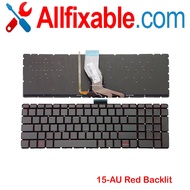 HP Pavilion 15-AU 15-AU000 15-AU100  15-AW  15-AW000 15-BC 15-BC000 15-BK Red Backlit  Notebook Repl
