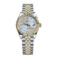 Rolex Rolex Women's Watch Diary 26mm Room 18k Gold Rear with Silver Dial Automatic Mechanical Watch Ladies 69173