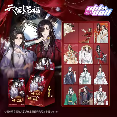 New Manhwa Heaven Official's Blessing Minidoll Acrylic Cards Xie Lian, Hua Cheng Manga Characters Gu