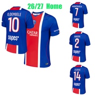 26/27 O.DEMBELE Jersey -PaRis-home KVARATSKHELIA D.DOUE VITINHA HAKIMI BARCOLA Football Shirt