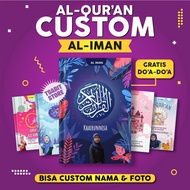 Al Quran Children Custom Name &amp; Photo Hard Cover Thick Al Quran Junior Al-Iman Al Quran Memorizing Complete