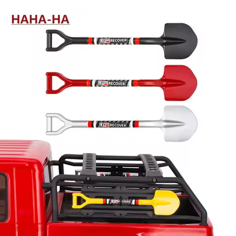 Simulated Metal Shovel Decoration 105x25mm for 1/8 1/10 RC Crawler Car Axial SCX10 TRX4 90046 D90 D1