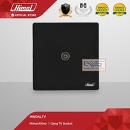 Himel Altivo 1 Gang TV Socket Black