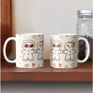 Glass Mug | Hampers | Gift | Gojo x Geto Gingerbread man cookies