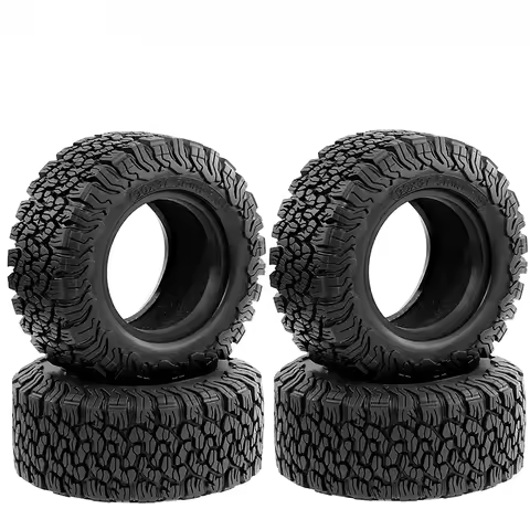 4Pcs 1.9' Beadlock RC Tires 90x37mm for MN MJX Axial SCX10 II TRX-4 All-Terrain Crawler Upgrade Whee
