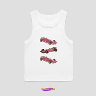 MoodFreak Tanktop PINK FERRARI F1 CAR Y2k Top