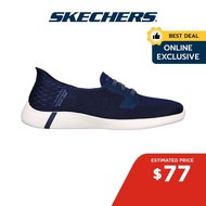 Skechers Online Exclusive Women Slip-Ins On-The-GO Swift Fearless Shoes - 137290-NVY Air-Cooled Memory Foam Heel Pillow Machine Washable Ultra Go