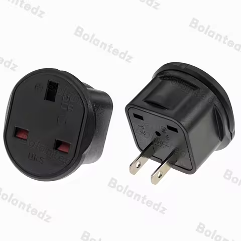 UK to US JP Travel Adapter Type G to Type A/B Plug Converter UK Socket To American Japanese 2-Pin Po