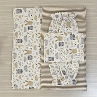 Elisses Baby Beddings Set - Owl and Rabbit