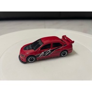 hotwheels mitsubishi evo 9 red loose